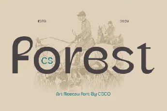 CS Forest font