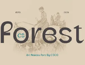 CS Forest font