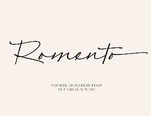 Romento font