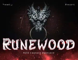 Runewood font