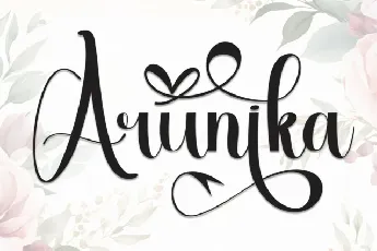 Arunika Script font