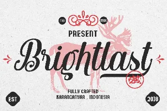 Brightlast Handwritten Script font