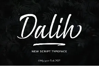 Dalih font