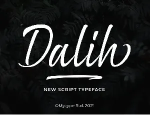 Dalih font