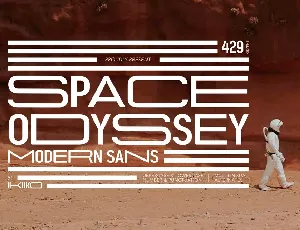 Space Odyssey font