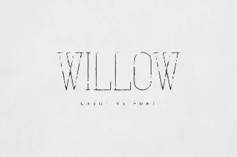 Willow font