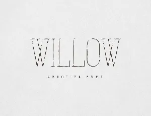 Willow font