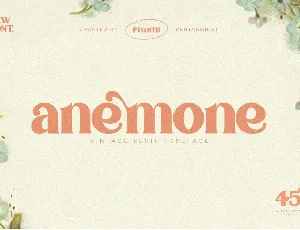 Anemone font