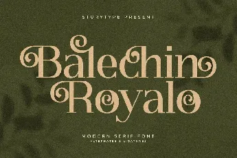 Balechin Royalo font