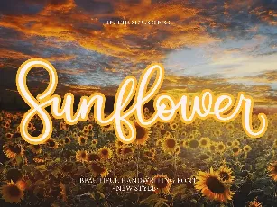 Sunflower font