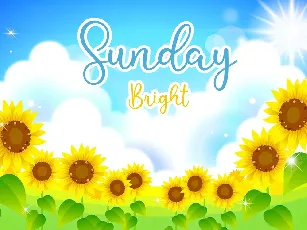 Sunflower font