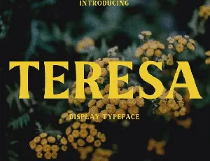 Teresa font