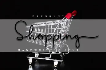 Shopping Script font