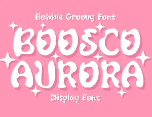 Boosco Aurora font