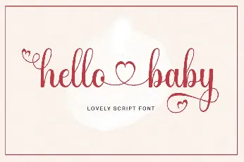 Hello baby font