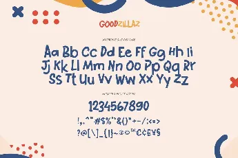 Goodzillaz font