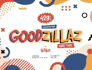 Goodzillaz font