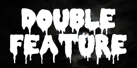 Double Feature font