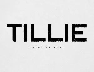 Tillie font