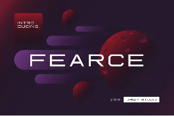 Fearce font