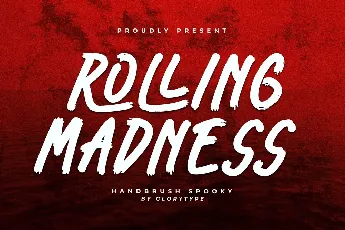 Rolling Madness font