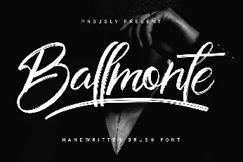 Ballmonte Brush font