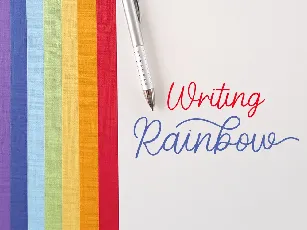 Rainbow Typeface font