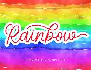 Rainbow Typeface font