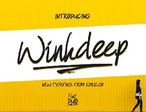 WinkDeep Script Duo font