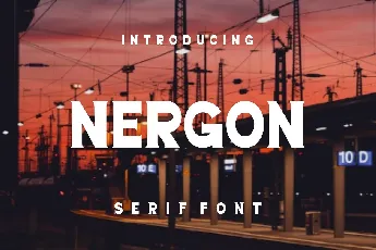 Nergon font