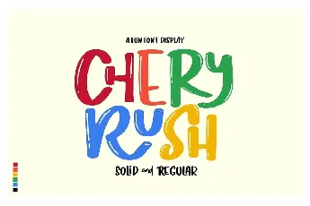 Chery Rush Display Free font