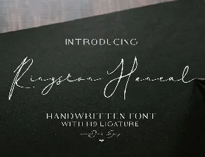 Ringston Haneul Demo font