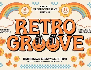 Retro Groove font