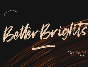 Better Brights font