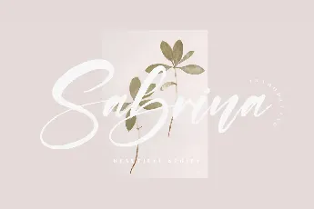 Sabrina â€“ Beautiful Script font