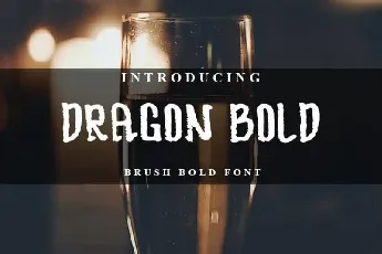 DRAGOON BOLD Display font