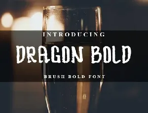 DRAGOON BOLD Display font