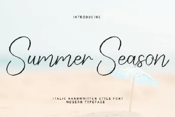 Summer Season font