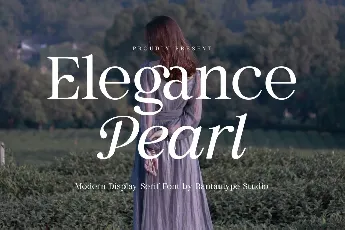 Elegance Pearl font