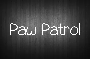 Paw Patrol font