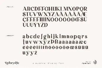 Embryotic font