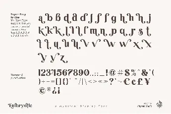 Embryotic font