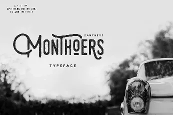 Monthoers font