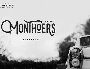 Monthoers font