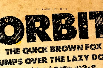 ORBIT PERSONAL USE font