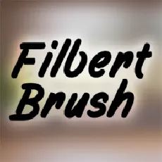 Filbert Brush PERSONAL USE font