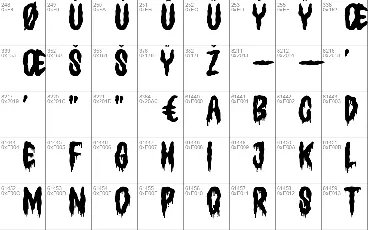 Ghoulies font