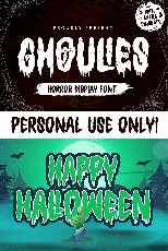 Ghoulies font