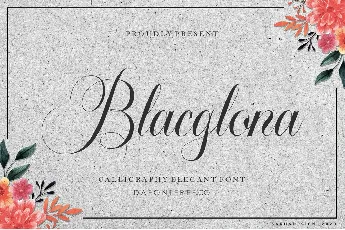 Blacglona font