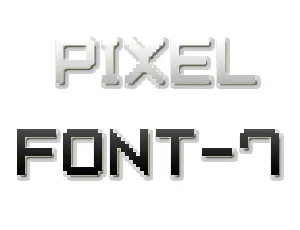 Pixel Font7